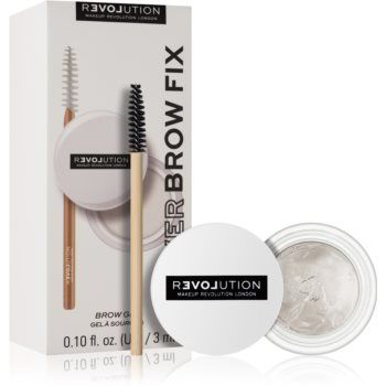 Revolution Relove Power Brow gel pentru sprancene cu pensula