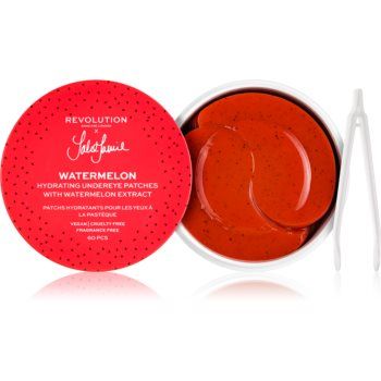 Revolution Skincare X Jake-Jamie Watermelon masca hidrogel pentru ochi pentru luminozitate si hidratare