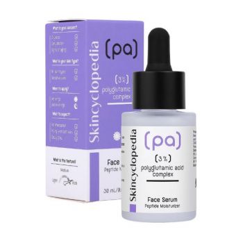 Ser Facial Hidratant cu Acid Poliglutamic - Camco Skincyclopedia Polyglutamic Acid Complex Face Serum Peptide Moistrizer, 30 ml ieftin