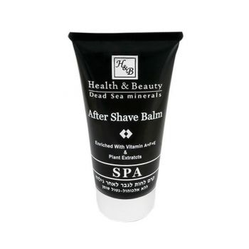 After shave balsam cu Acid Hialuronic si Caviar, Health and Beauty Dead Sea, cu filtru UV, 150 ml