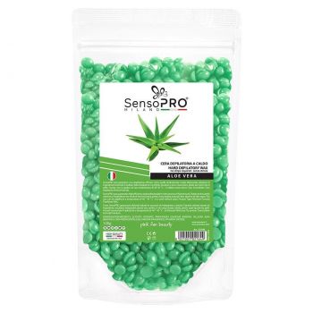 Ceara epilat elastica granule, SensoPro, Aloe Vera, 100 g