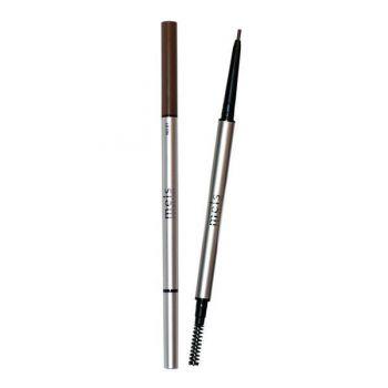 Creion pentru sprancene Meis Cosmetics double-pen Natural eyebrow pen, brown, 0.1 g
