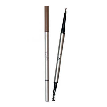 Creion pentru sprancene Meis Cosmetics double-pen Natural eyebrow pen, light brown, 0.1 g ieftin