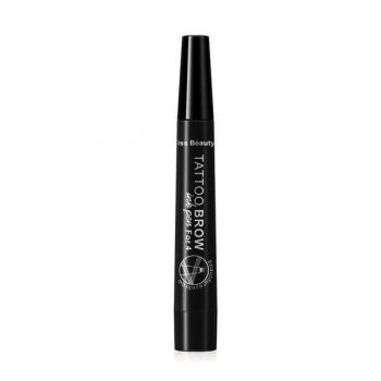 Creion sprancene microblading Kiss Beauty Four Claw, Waterproof, Negru, 5g de firma original