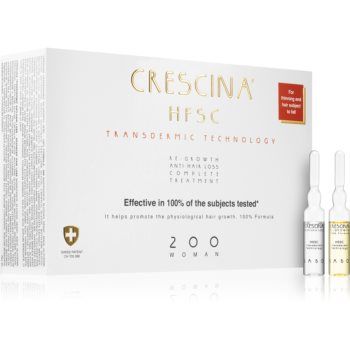 Crescina Transdermic 200 Re-Growth and Anti-Hair Loss tratament pentru stimularea creșterii părului și anti-cădere pentru femei de firma original