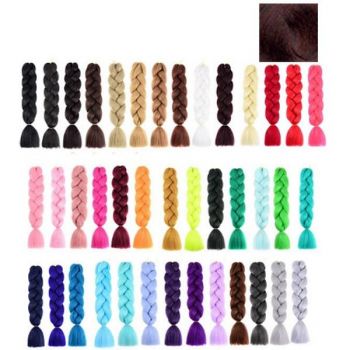 Extensii Colorate pentru Impletituri Ciocolata Lucy Style 2000, 1 buc de firma originala