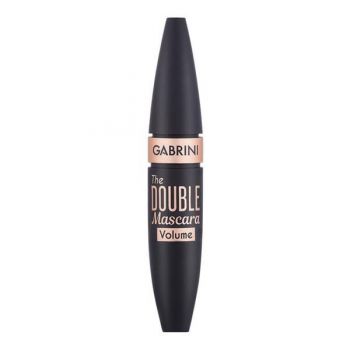 Rimel Double Mascara Gabrini Volume, Negru, 6 ml