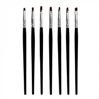Set 7 Pensule Profesionale pentru Manichiura, Pictarea Unghiillor si pentru Constructia cu Gel UV Set 7 Pensule Profesionale pentru Manichiura, Pictarea Unghiillor si pentru Constructia cu Gel UV