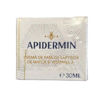Apidermin Crema de Fata cu Laptisor de Matca si Vitamina A Complex Apicol Veceslav Harnaj, 30ml