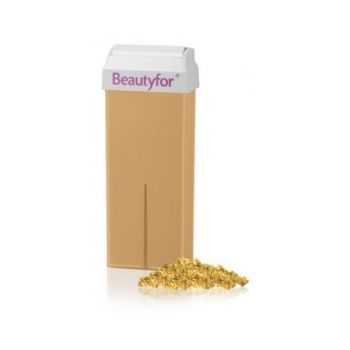 Ceara Epilatoare Roll-On de Unica Folosinta - Beautyfor Wax Roll-On Cartridge, Micromica Gold, 100ml de firma originala