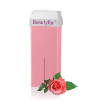 Ceara Epilatoare Roll-On de Unica Folosinta - Beautyfor Wax Roll-On Cartridge, Pink Titanium, 100ml ieftina