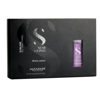 Lotiune pentru Stralucire - Alfaparf Milano Semi di Lino Sublime Shine Lotion, 12 fiole x 13 ml