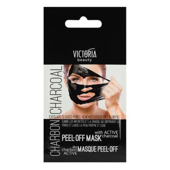 Masca exfolianta pentru indepartarea punctelor negre Charbon Charcoal Victoria Beauty - 10 ml ieftina