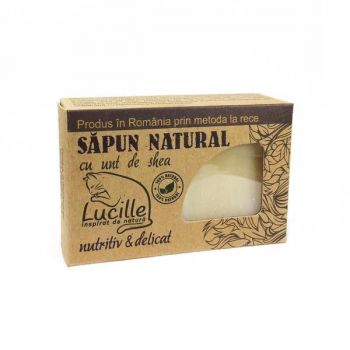 Sapun natural cu unt de shea - nutritiv si delicat, Lucille, 90 g de firma original