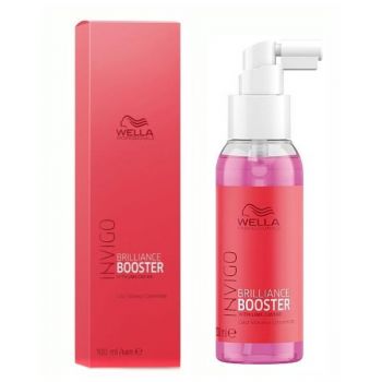 Tratament Concentrat pentru Par Vopsit - Wella Professionals Invigo Brilliance Booster Color Vibrancy Concentrate, 100ml