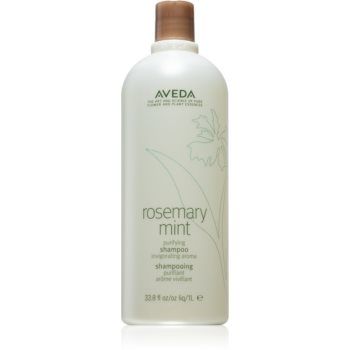 Aveda Rosemary Mint Purifying Shampoo curatarea profunda a scalpului pentru stralucire