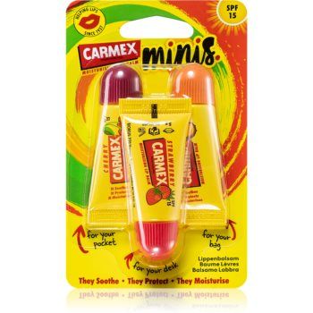 Carmex Minis Seturi pentru voiaj (pentru buze uscate) SPF 15