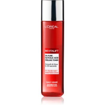 L’Oréal Paris Revitalift Glycolic peeling toner loțiune tonică exfoliantă ieftina