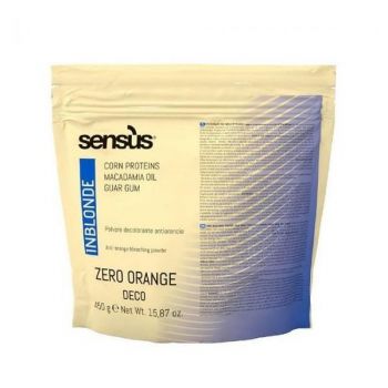 Pudra decoloranta InBlonde Zero Orange Sensus, 450g de firma original