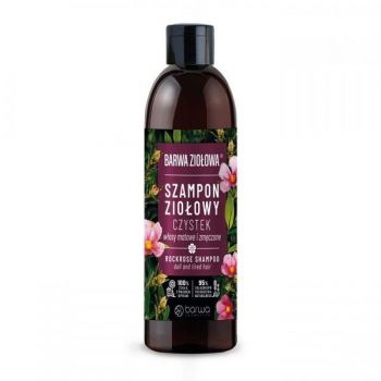 Sampon cu trandafir salbatic Rock Rose, par deteriorat, Barwa Cosmetics, 250 ml Sampon cu trandafir salbatic Rock Rose, par deteriorat, Barwa Cosmetics, 250 ml