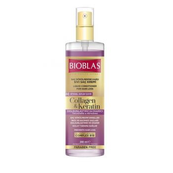 Balsam de par lichid cu collagen si cheratina Bioblas, 200 ml