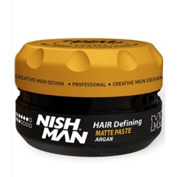 Ceara de par Nishman M1 Matte Hair Defining Paste with Argan, 100ml
