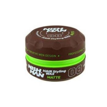 Ceara mata de par NishMan Matte 08, 100 ml