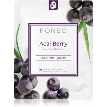 FOREO Farm to Face Sheet Mask Acai Berry mască textilă antioxidantă