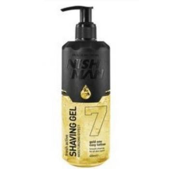 Gel de ras Nish man Gold one 400 ml