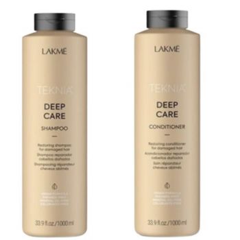 Set pentru reparare Lakme, Deep Care Sampon 1000 ml + Balsam 1000 ml