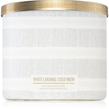Bath & Body Works White Caramel Cold Brew lumânare parfumată