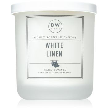 DW Home Signature White Linen lumânare parfumată ieftin