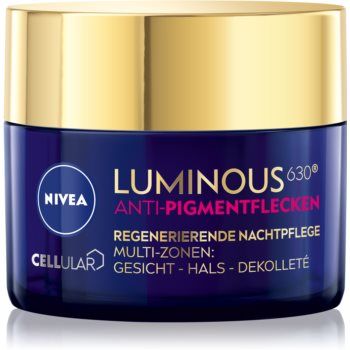 Nivea Cellular Luminous 630 crema de noapte impotriva petelor