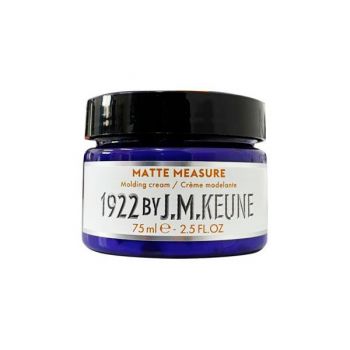 Pasta Mata pentru Modelarea Parului - Keune Matte Measure Molding Cream Distilled for Men, 75 ml