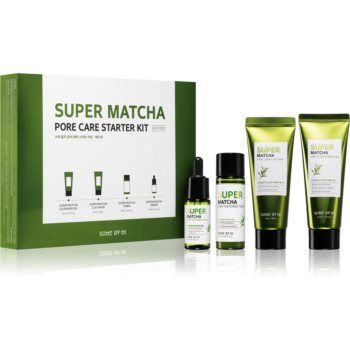 Some By Mi Super Matcha Pore Care set cadou (pentru a improspata porii si pielea cu aspect obosit) de firma originala