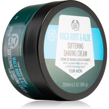 The Body Shop Maca Root & Aloe Shaving Cream cremă pentru bărbierit