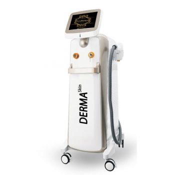 Aparat MED Epilare Definitiva Laser Dioda 3Lungimi 755, 808, 1064nm Profesional 1000W Dioda Laser, 50mil Impulsuri DERMASkin Gold