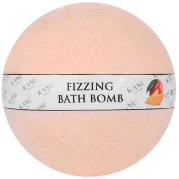 Bila Spumanta de Baie cu Mango - KANU Nature Fizzing Bath Bomb Mango, 160 g ieftina