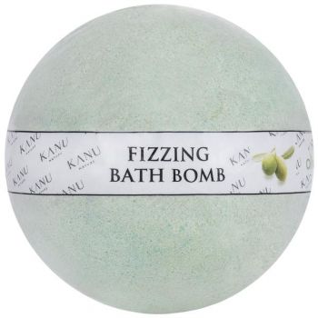 Bila Spumanta de Baie cu Masline - KANU Nature Fizzing Bath Bomb Olive, 160 g