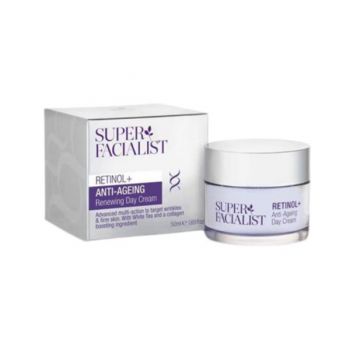 Crema de zi Super Facialist Retinol Anti Ageing Renewing Day Cream, 50 ml