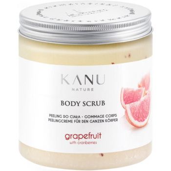 Exfoliant Corporal cu Grapefruit si Merisoare - KANU Nature Body Scrub Grapefruit with Cranberries, 350 g