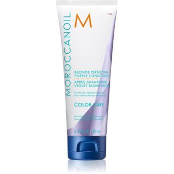 Moroccanoil Color Care balsam de par violet pentru parul blond cu suvite ieftin