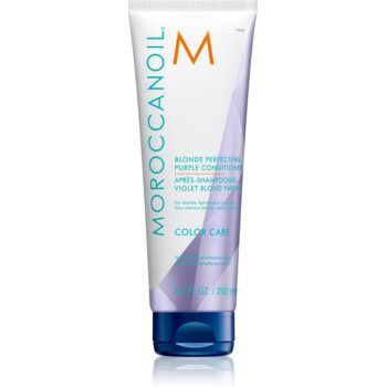 Moroccanoil Color Care balsam de par violet pentru parul blond cu suvite