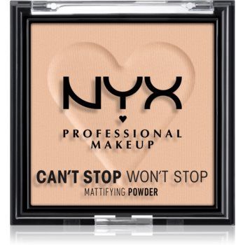 NYX Professional Makeup Can't Stop Won't Stop Mattifying Powder pudra matuire