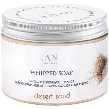 Sapun Spuma cu Nisip din Desert- KANU Nature Whipped Soap Desert Sand, 180 g la reducere