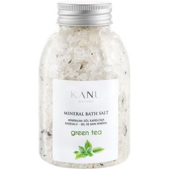 Sare de Baie Minerala cu Ceai Verde - KANU Nature Mineral Bath Salt Green Tea, 350 g la reducere