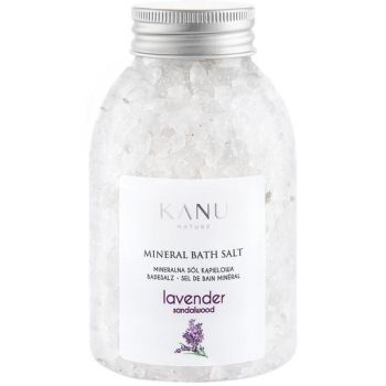 Sare de Baie Minerala cu Lavanda si Lemn de Santal - KANU Nature Mineral Bath Salt Lavander Sandalwood, 350 g ieftina