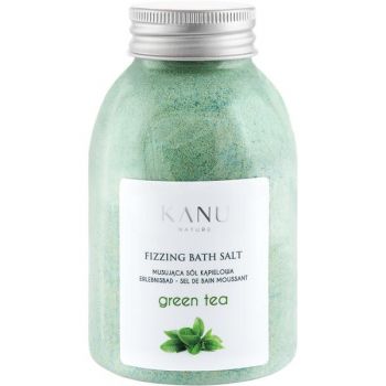 Sare de Baie Spumanta cu Parfum de Ceai Verde - KANU Nature Fizzing Bath Salt Green Tea, 250 g ieftina