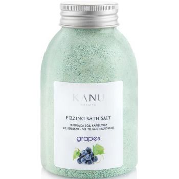 Sare de Baie Spumanta cu Parfum de Struguri - KANU Nature Fizzing Bath Salt Grapes, 250 g la reducere