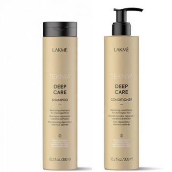 Set Cadou pentru reparare Lakme Teknia Deep Care Sampon 300ml + Masca 300 ml ieftin